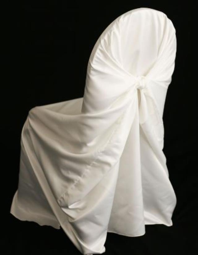 Rental store for WHITE CHAIR WRAP MATTE SATIN in Sudbury ON